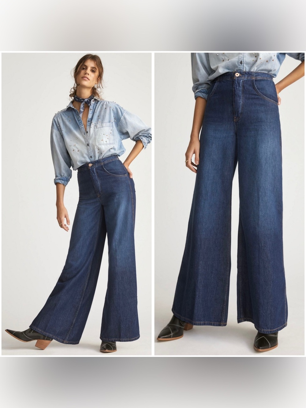 ANTHROPOLOGIE Pilcro High Rise Trendy City Chic The Upper-Case A Flare Jeans 28T